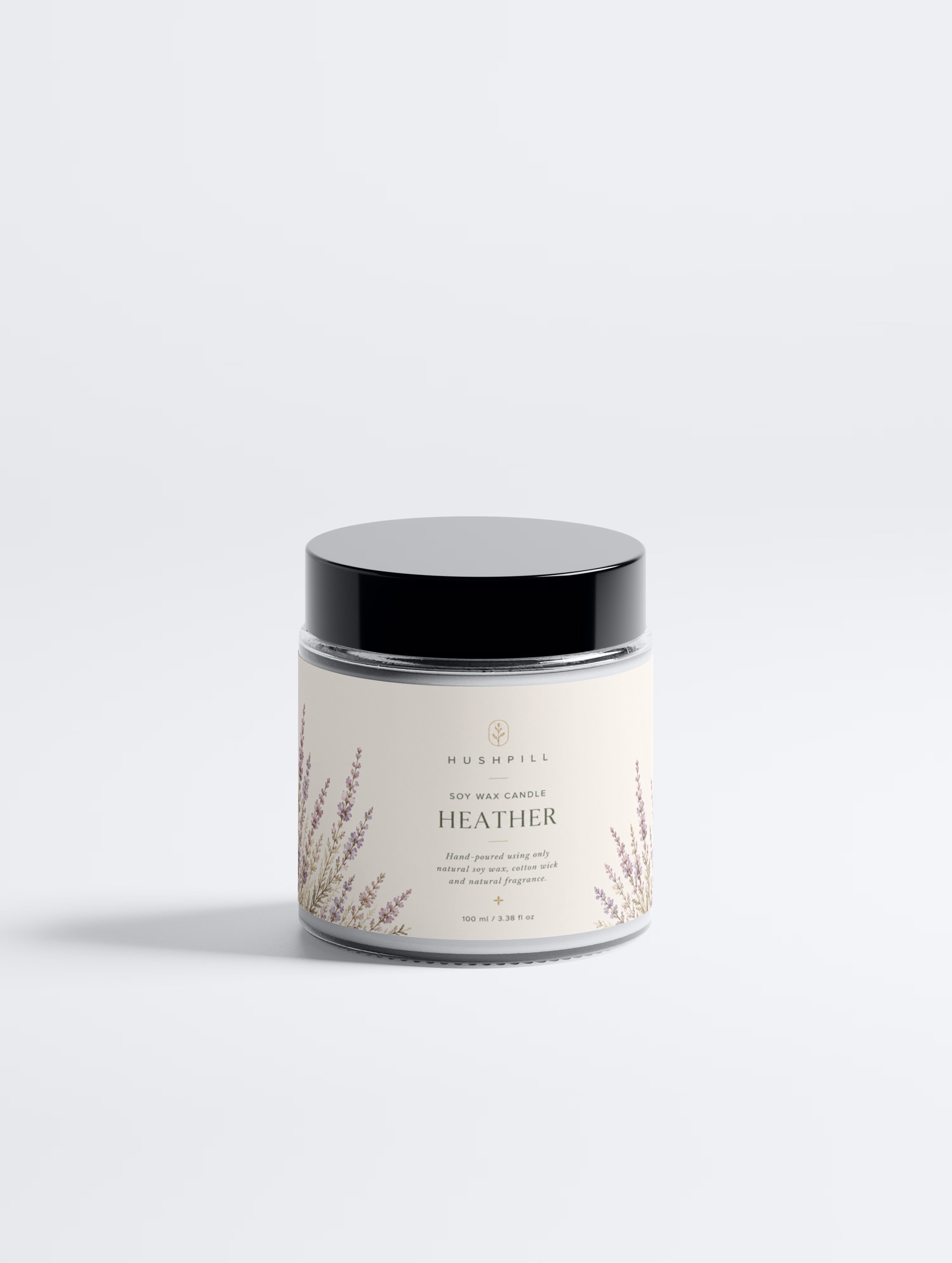 Soy Wax Candle, Heather